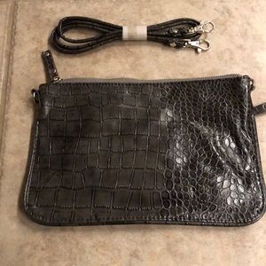 Faux Alligator clutch | crossbody BRAND NEW